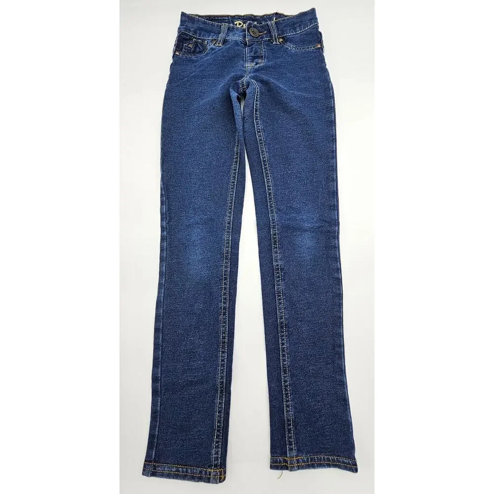 4 Pair Justice Girl's Size 8 Jeans/Jeggings